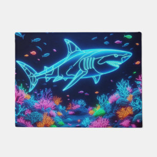 Paillasson Requin néon coloré