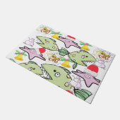 Paillasson Requin, Poisson Matt Doormat de Noël (Incliné)