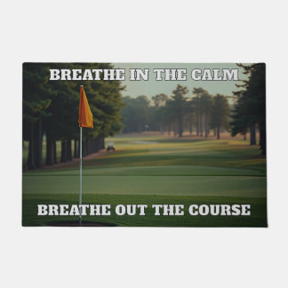 Paillasson Respiration personnalisée dans Breathe Out Golf