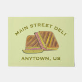 Paillasson Restaurant de charcuterie Cubane Pressé Sandwich D (Devant)