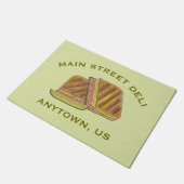 Paillasson Restaurant de charcuterie Cubane Pressé Sandwich D (Incliné)