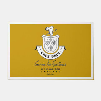 Paillasson Restaurant français Chez Paul, Chicago, 1945-1964