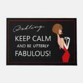 Paillasson "Restez calme et soyez absolument fabuleux !" (Devant)