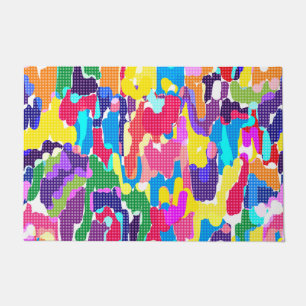 Paillasson Résumé multicolore lumineux