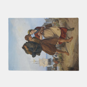 Paillasson Retour du pêcheur (par Rudolf Jordan)