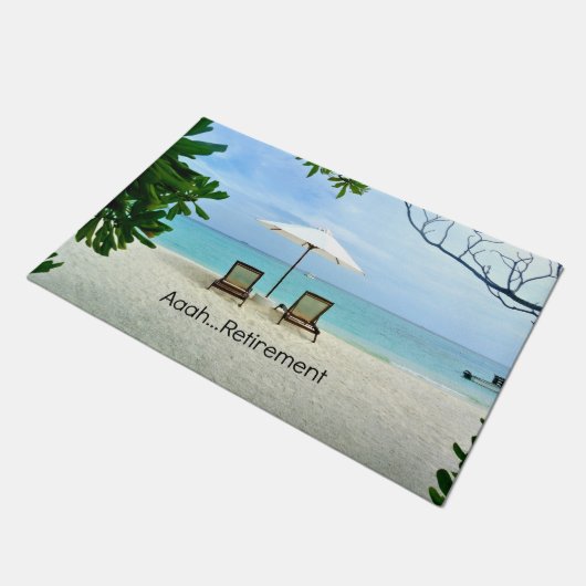 Paillasson Retraité - Aaah...Retraite (Incliné)