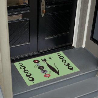 Paillasson Retro Atomique Moyen Siècle Moderne Cool mat de ch