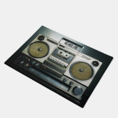 Paillasson Retro Boombox Gray (Incliné)