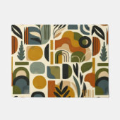 Paillasson Retro Botanica Geometrica (Devant)