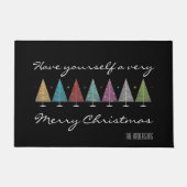 Paillasson Retro Christmas Trees (Devant)