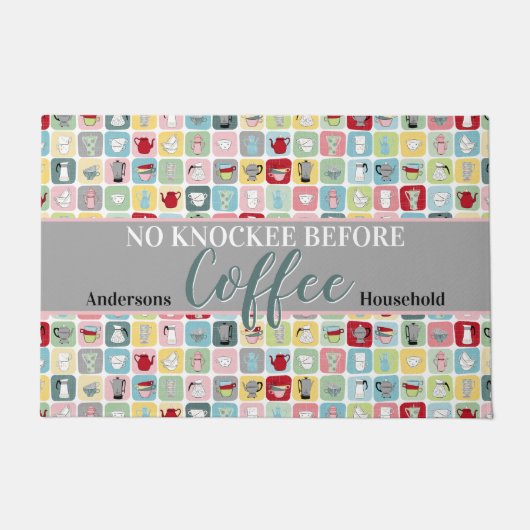 Paillasson Retro Coffee (Devant)