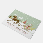 Paillasson Retro Reindeer & Santa Claus (Incliné)