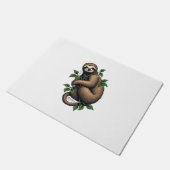 Paillasson Retro Sloth Line Art Vintage Tee (4) (Incliné)