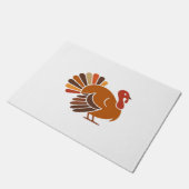 Paillasson Retro Thanksgiving Turquie - Automne Harvest Desig (Incliné)