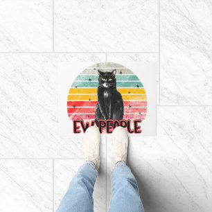 Paillasson Retro Vintage Chat Noir Ew