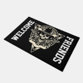 Paillasson Rév. crâne et fusils (Incliné)