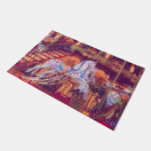 Paillasson rêve d'enfance - vieux cheval carrousel (Incliné)