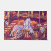 Paillasson rêve d'enfance - vieux cheval carrousel (Devant)