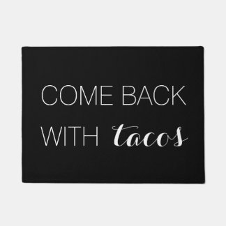 Paillasson Revenu avec la natte de tacos