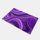 Paillasson Rêves arc-en-ciel à fleurs violettes (Incliné)