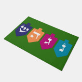 Paillasson Rêves colorés : la fête juive d'Hanoukka (Incliné)