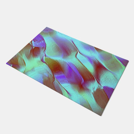 Paillasson Roche polie en violet chromé (Incliné)