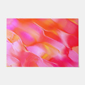 Paillasson Rocher rose et orange pâle (Devant)