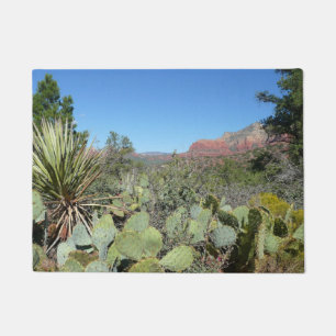 Paillasson Rochers rouges et cactus I