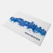 Paillasson Rochester Minnesota Skyline Blue (Incliné)