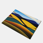 Paillasson Rolling Hills of California Paysage minimaliste (Incliné)