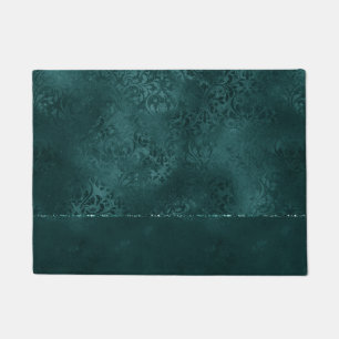 Paillasson Romance Turquoise de minuit Dark Satiny Grunge D