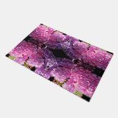 Paillasson Romantique rose floral élégant hydrangeas (Incliné)