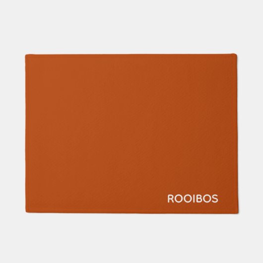 Paillasson Rooibos rouge brun nom (Devant)