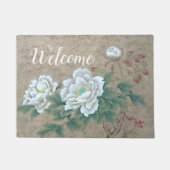Paillasson Rose blanche (Devant)