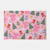 Paillasson Rose de Noël mignon (Devant)