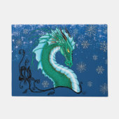 Paillasson Rose d'hiver Dragon (Devant)
