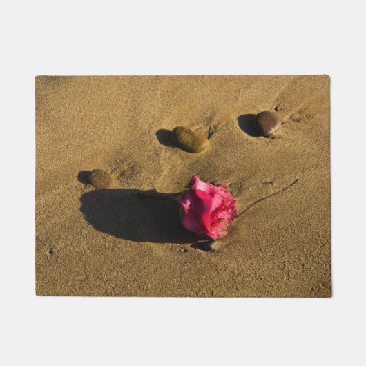 Paillasson Rose et Pierres (Devant)