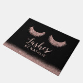 Paillasson Rose Gold Eyelash Extensions Salon de beauté (Incliné)