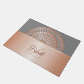 Paillasson Rose Gold Grey Mandala (Incliné)