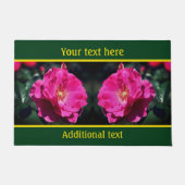 Paillasson Rose In Full Bloom Close Up Personalized (Devant)