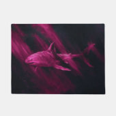 Paillasson Rose requin 18 x 24 (Devant)
