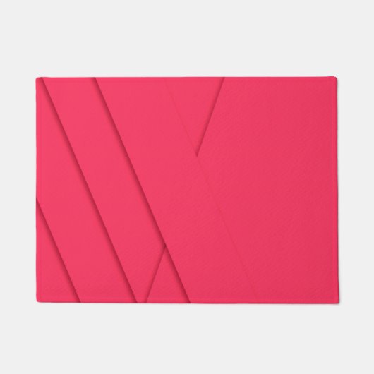 Paillasson Rose, simple, moderne, élégant, cool, art tendance (Devant)
