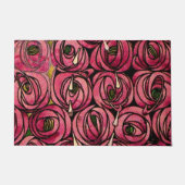 Paillasson Rose, tableau de Charles Mackintosh, (Devant)