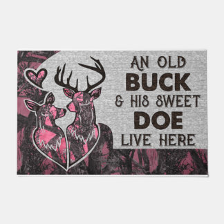 Paillasson Rose Un Vieux Buck Et Son Doux Doe