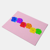 Paillasson Roses arc-en-ciel (Incliné)