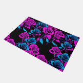 Paillasson Roses de couleur néon (Incliné)