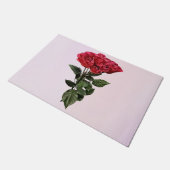 Paillasson Roses rouges et feuilles (Incliné)