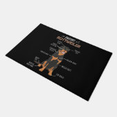 Paillasson Rottweiler Funny Chien (Incliné)