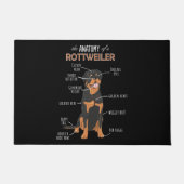 Paillasson Rottweiler Funny Chien (Devant)
