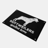 Paillasson Rottweilers corrompus ici (Incliné)